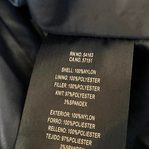 Tommy Hilfiger Men's Full Zip Hooded Hoodie Performance Puffer Coat Jacket Sz S - Picture 5 of 5